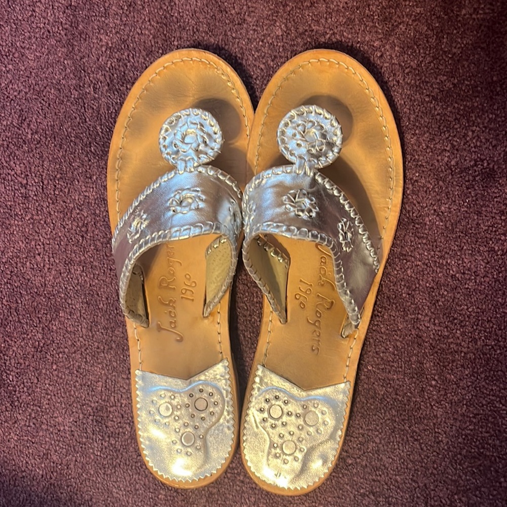 wide silver jack rogers